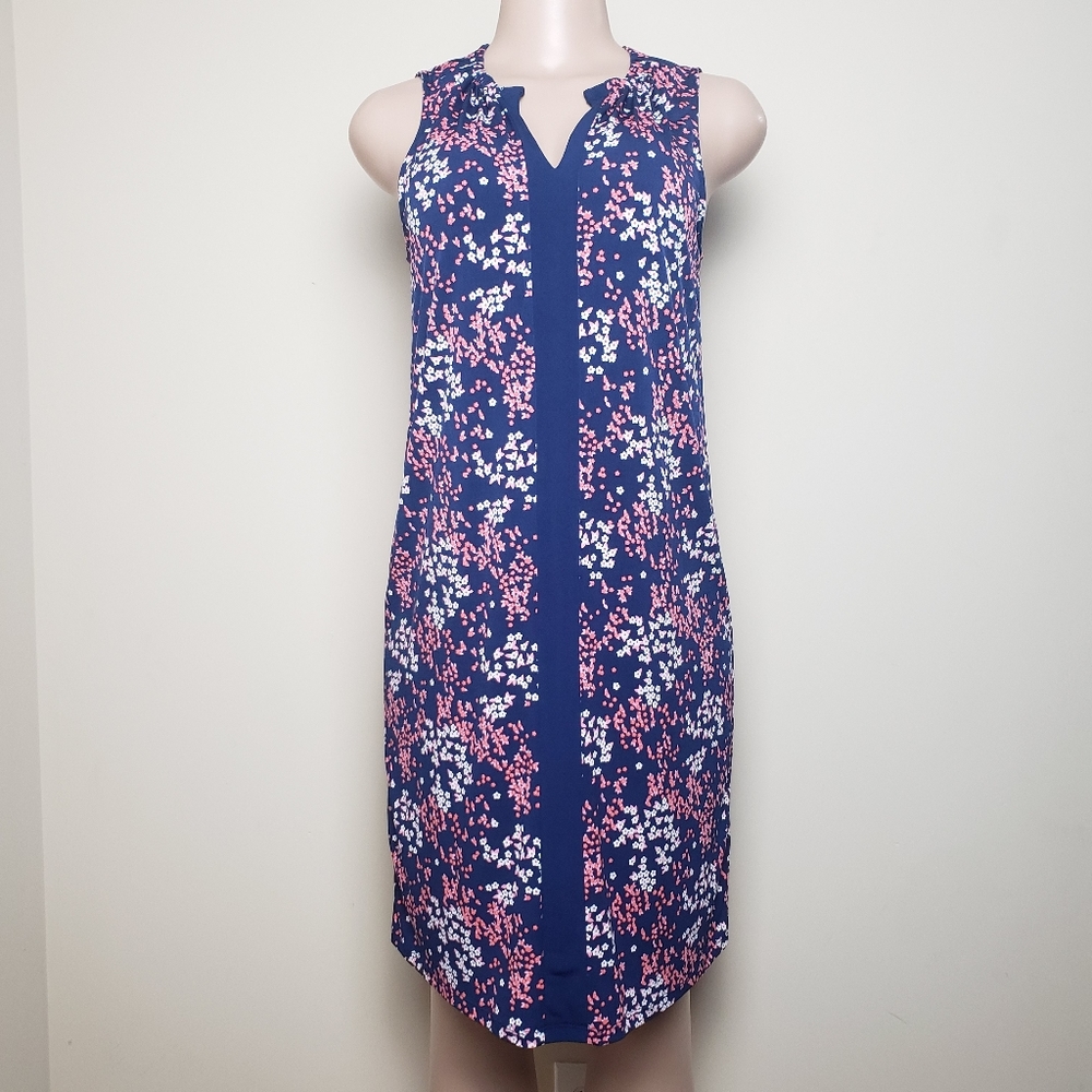 MICHAEL KORS Floral Sleeveless Shift Dress